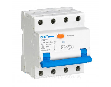  Диф. авт. выключатель NB310L/3N 3PN C16 30mA A 6kA