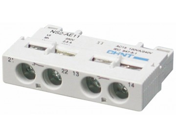 Блок доп. контактов NS2-AE11 1NO+1NC фронтальный