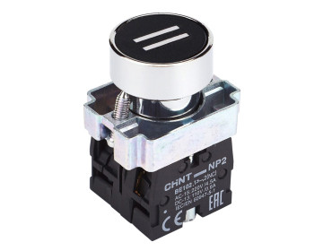 Кнопка NP2-BA2365 с маркировкой 1NO+1NC IP40