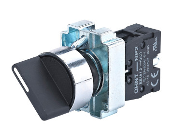Переключатель NP2-BD21 2 положения с фиксацией 1NO IP40
