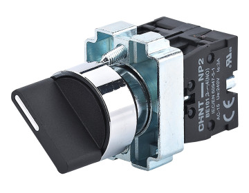 Переключатель NP2-BD33 3 положения с фиксацией 2NO IP40