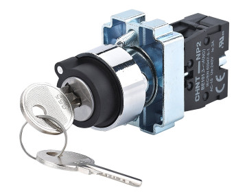 Переключатель NP2-BG41 2 положения с возвратом 1NO IP40