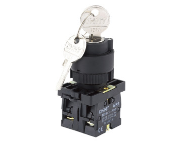 Переключатель NP2-EG21 2 положения с фиксацией 1NO IP40