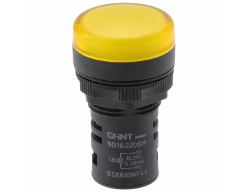 Індикатор ND16-22DS/4 жовтий АС230В