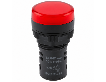 Индикатор ND16-22DS/4 красный АС230В