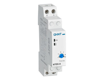 Реле задержки времени NTE8-A 1s-10s DC24V на отключение 1NO