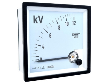 Вольтметр NP96-V 10kV/100V 96х96мм