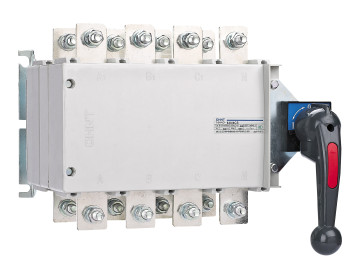 Перемикач навантаження NH40-400/4CS, 4P, 400А, I-0-II, стандартна рукоятка