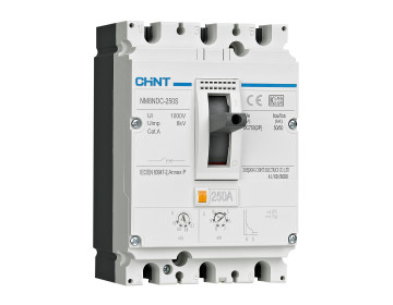 Автоматический выключатель в литом корпусе NM8NDC-250S TM 250 3P DC750V